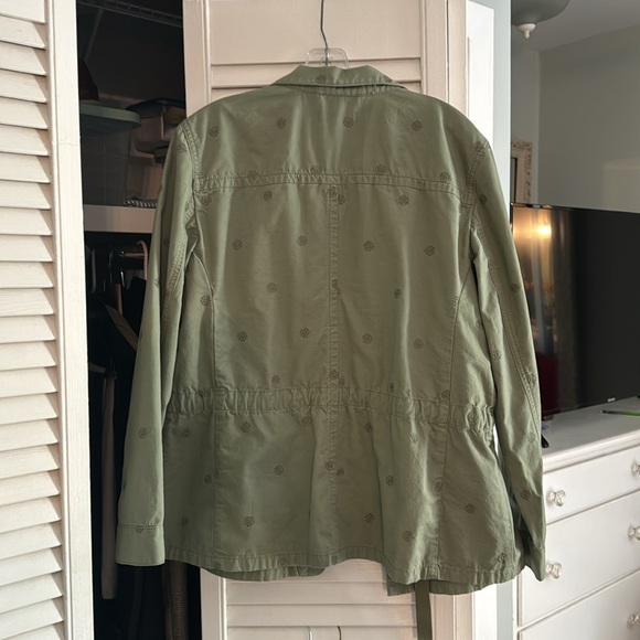Talbots cotton jacket. Army green XL - Picture 7 of 8